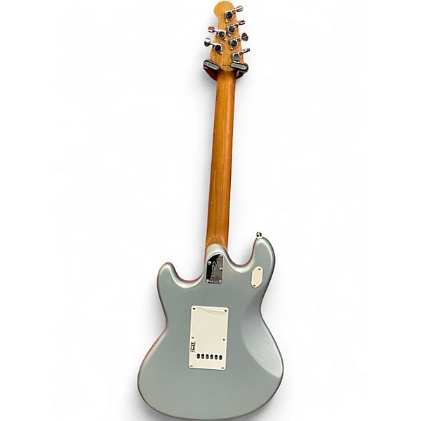 Used Sterling by Music Man Stingray SR50 FIREMIST SILVER Solid Body Electric Guitar