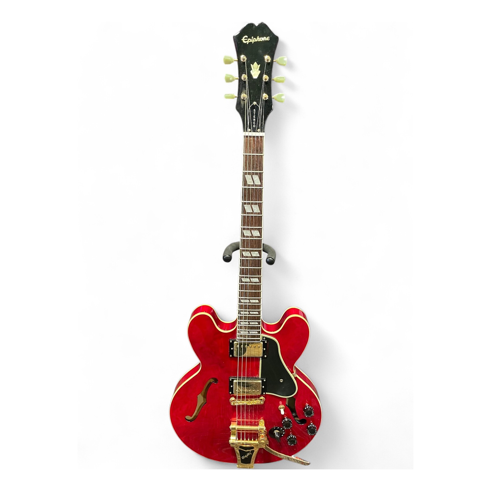 Used Epiphone DOT ES 345 CH RED Hollow Body Electric Guitar RED