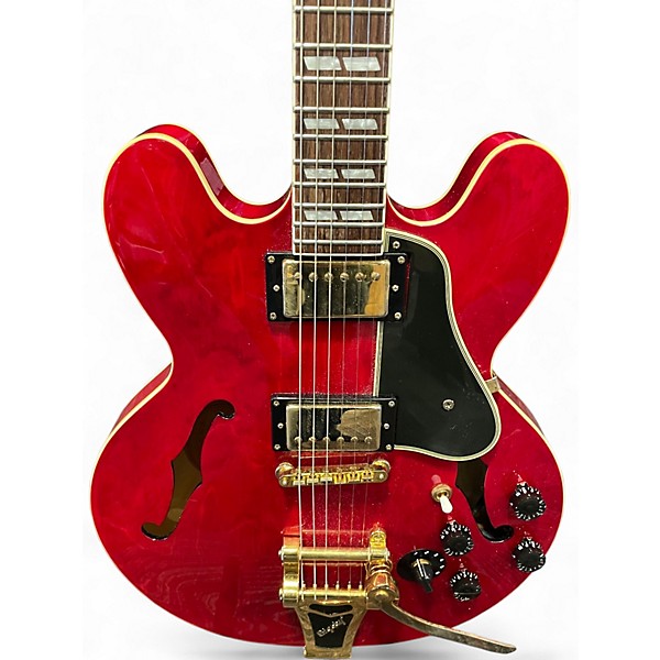 Used Epiphone DOT ES 345 CH RED Hollow Body Electric Guitar