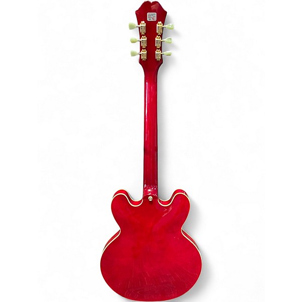 Used Epiphone DOT ES 345 CH RED Hollow Body Electric Guitar