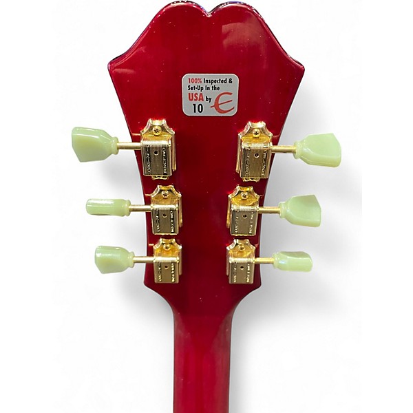 Used Epiphone DOT ES 345 CH RED Hollow Body Electric Guitar
