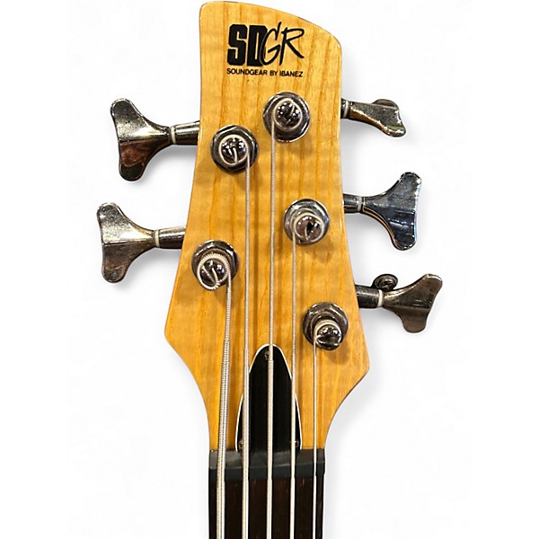 Used Ibanez SRX705 5 String Natural Electric Bass Guitar