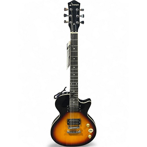 Used Donner Single Cut sunburst Solid Body Electric Guitar