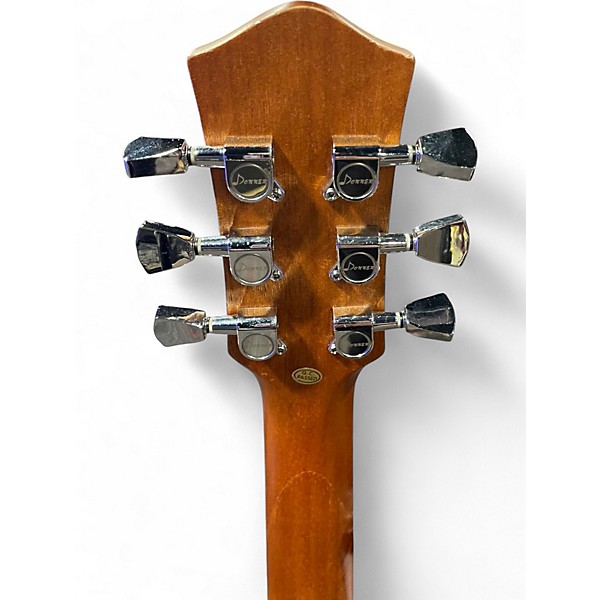Used Donner Single Cut sunburst Solid Body Electric Guitar