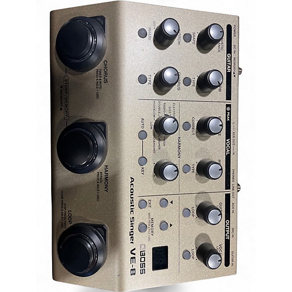 Used BOSS VE8 Acoustic Singer Effect Processor