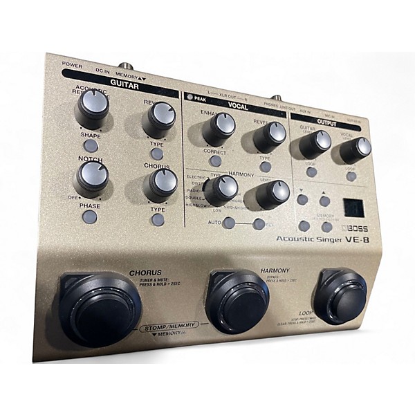 Used BOSS VE8 Acoustic Singer Effect Processor