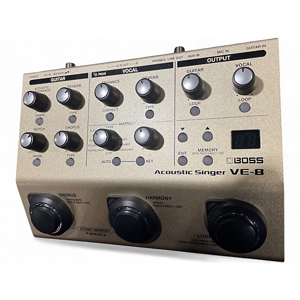 Used BOSS VE8 Acoustic Singer Effect Processor