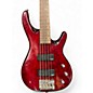 Used Alvarez AEB5 Trans Red Electric Bass Guitar
