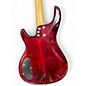 Used Alvarez AEB5 Trans Red Electric Bass Guitar