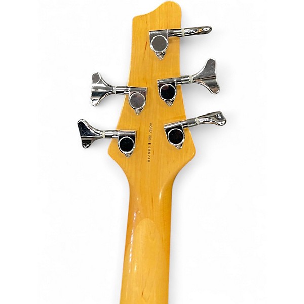 Used Alvarez AEB5 Trans Red Electric Bass Guitar