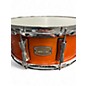 Used Yamaha 14X5.5 Stage Custom Snare Orange Drum thumbnail