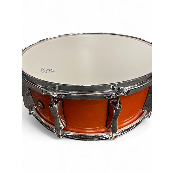 Used Yamaha 14X5.5 Stage Custom Snare Orange Drum