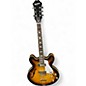 Used Epiphone Casino 2 Color Sunburst Hollow Body Electric Guitar thumbnail