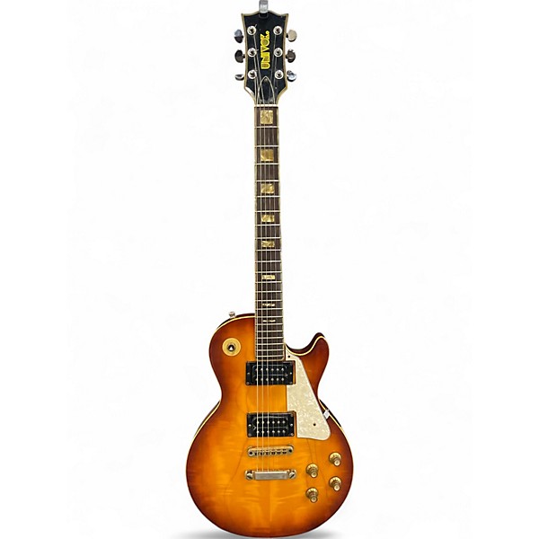 Vintage 1970s Univox Gimme Tobacco Sunburst Solid Body Electric Guitar