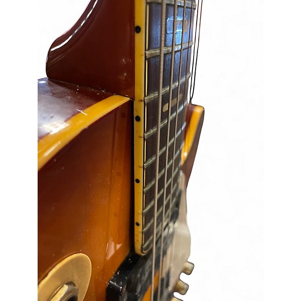 Vintage 1970s Univox Gimme Tobacco Sunburst Solid Body Electric Guitar