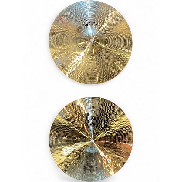 Used Paiste 14in Heavy Hi Hat Pair Cymbal