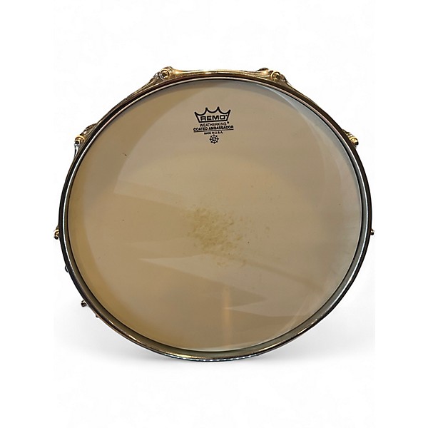 Used Pearl 14X5.5 Sensitone Snare Brass Drum