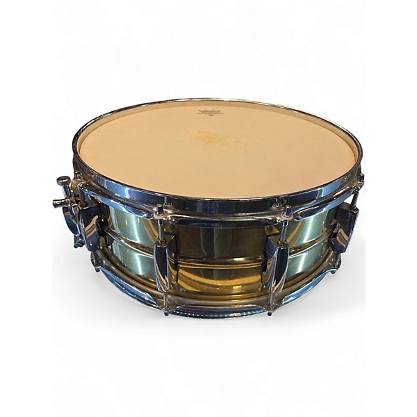 Used Pearl 14X5.5 Sensitone Snare Brass Drum