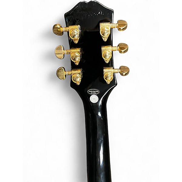 Used Epiphone Les Paul Custom Black Solid Body Electric Guitar