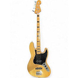 Used Squier Classic Vibe 70s Jazz Bass Natural Electric Bass Guitar