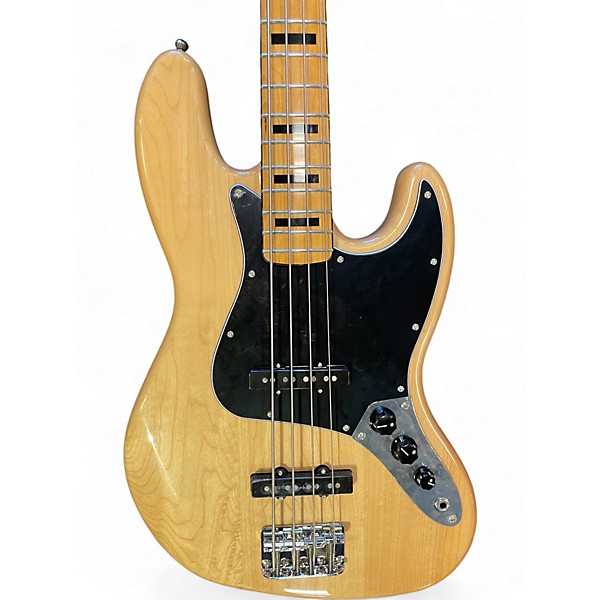 Used Squier Classic Vibe 70s Jazz Bass Natural Electric Bass Guitar