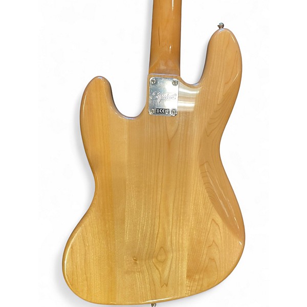 Used Squier Classic Vibe 70s Jazz Bass Natural Electric Bass Guitar
