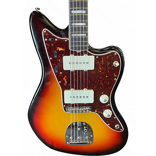 Used Fender AMERICAN VINTAGE II 1966 JAZZMASTER 3 Tone Sunburst Solid Body Electric Guitar