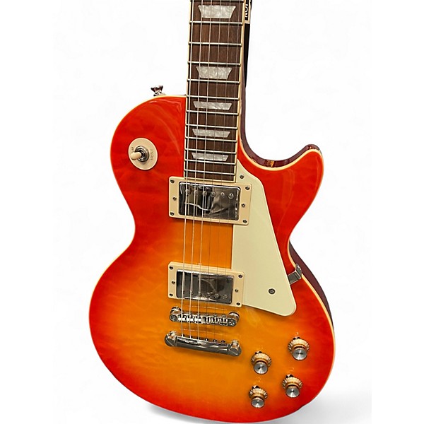Used Epiphone Les Paul Standard Cherry Sunburst Solid Body Electric Guitar
