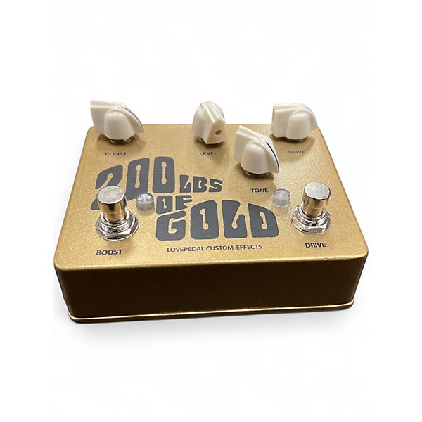 Used Lovepedal 200 LBS OF GOLD Effect Pedal