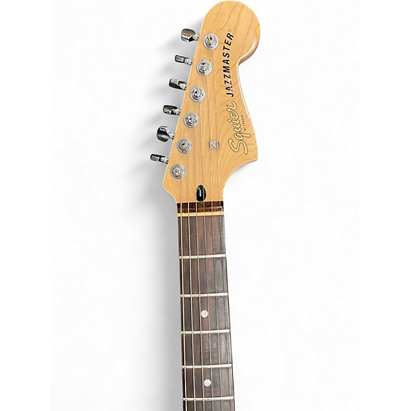 Used Squier JAZZMASTER Blue Solid Body Electric Guitar