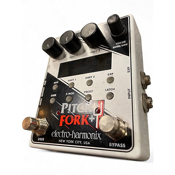 Used Electro-Harmonix Pitch Fork PLUS Polyphonic Pitch Shifter Effect Pedal