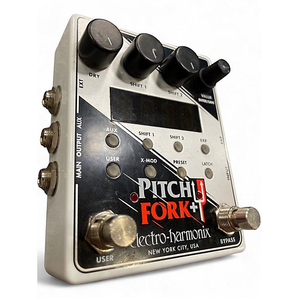 Used Electro-Harmonix Pitch Fork PLUS Polyphonic Pitch Shifter Effect Pedal