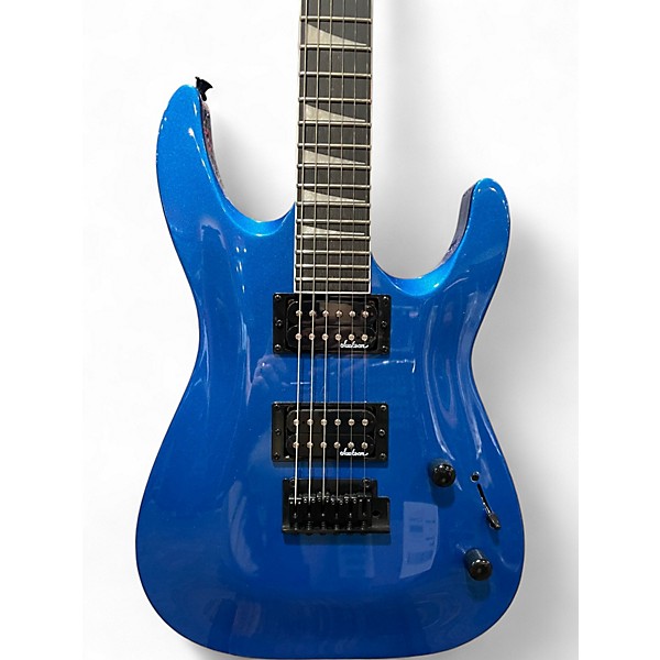 Used Jackson JS22 Dinky Blue Solid Body Electric Guitar