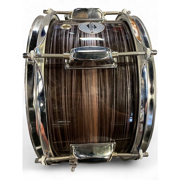 Used Griffin 10in POPCORN SNARE GRAY PURPLE STRIPE Drum