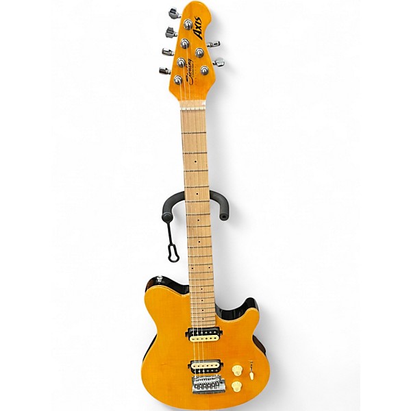 Used Sterling by Music Man Sub AX3 Axis Brown Solid Body Electric Guitar