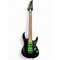 Used Ibanez UV70 Universe Steve Vai Signature 7 String Black Solid Body Electric Guitar thumbnail