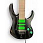 Used Ibanez UV70 Universe Steve Vai Signature 7 String Black Solid Body Electric Guitar