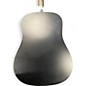 Used Martin DX Johnny Cash Left Handed Black Acoustic Electric Guitar