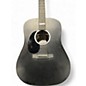 Used Martin DX Johnny Cash Left Handed Black Acoustic Electric Guitar
