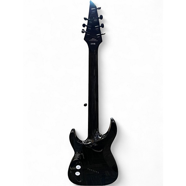 Used Jackson SLATX7Q MS 7 Trans Blue Burst Solid Body Electric Guitar