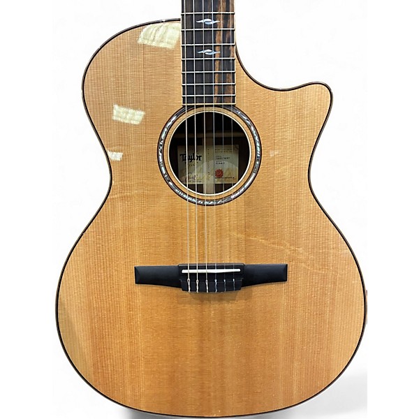 Used Taylor 814CEN Natural Classical Acoustic Electric Guitar