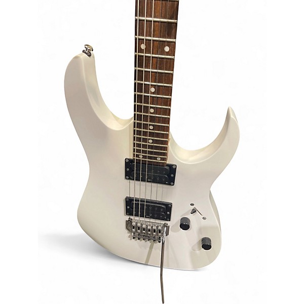 Used Ibanez RG120 White Solid Body Electric Guitar