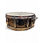 Used Gretsch Drums 14X5.5 Hammered Black Steel Snare Black Drum