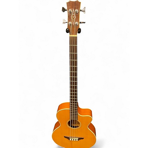 Used Alvarez 4070 Natural Acoustic Bass Guitar