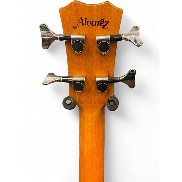 Used Alvarez 4070 Natural Acoustic Bass Guitar