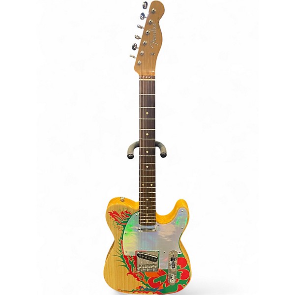 Used Fender Jimmy Page Mirror Telecaster Dragon Solid Body Electric Guitar