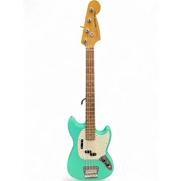 Used Fender Vintera 60s Mustang Bass Seafoam Green Electric Bass Guitar