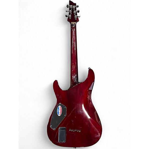 Used Schecter Guitar Research Hellraiser C1 Black Cherry Solid Body Electric Guitar