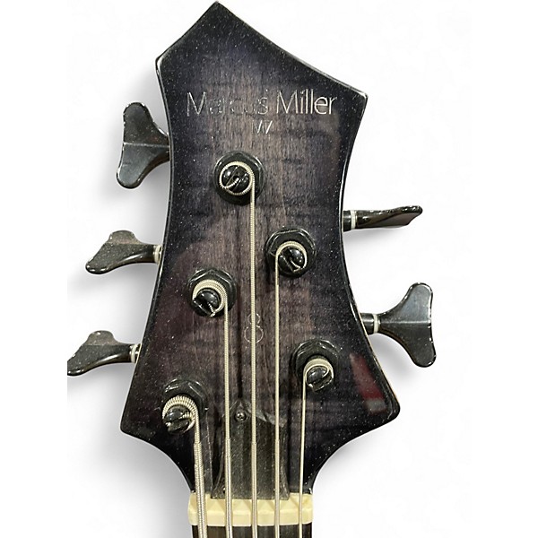 Used Sire Marcus Miller M7 Swamp Ash 5 String Transparent Black Burst Electric Bass Guitar