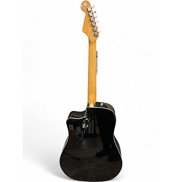 Used 2009 Fender Sonoran SCE Black Acoustic Electric Guitar
